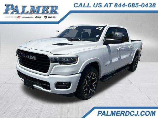 Bright White Clearcoat 2025 RAM 1500 Laramie