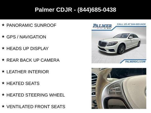 Diamond White 2016 Mercedes-Benz S-Class S 550