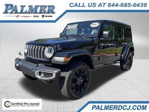 Black Clearcoat 2025 Jeep Wrangler 4xe Sahara