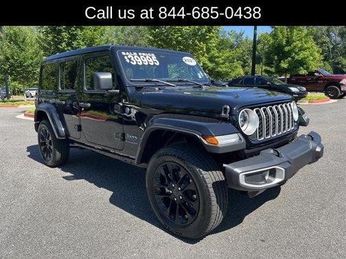 Black Clearcoat 2025 Jeep Wrangler 4xe Sahara