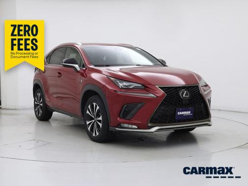 Red 2018 Lexus NX 300 F-Sport