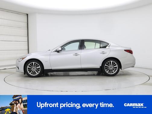 Silver 2019 INFINITI Q50 Luxe