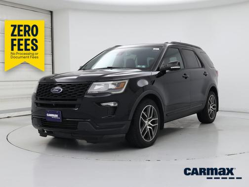 Black 2018 Ford Explorer Sport