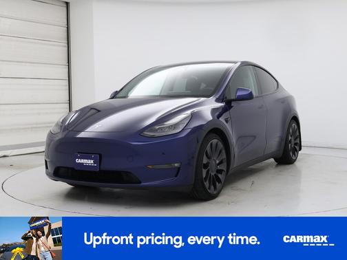 Blue 2022 Tesla Model Y Performance