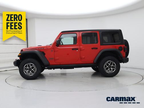 Red 2025 Jeep Wrangler Rubicon