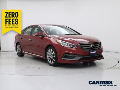 Red 2016 Hyundai SONATA Sport