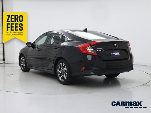 Black 2017 Honda Civic EX