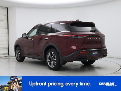 Red 2023 INFINITI QX60 Luxe