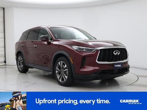 Red 2023 INFINITI QX60 Luxe