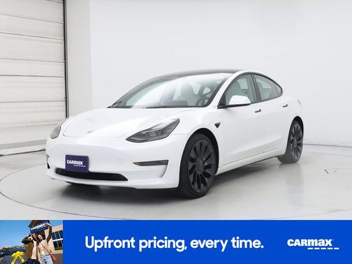 White 2023 Tesla Model 3 Performance