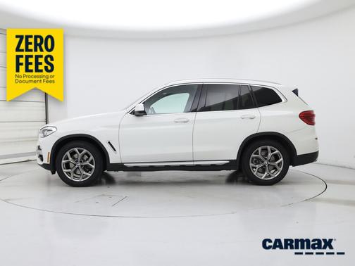 White 2020 BMW X3 XDrive30i