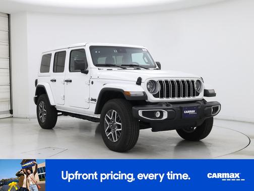 White 2025 Jeep Wrangler Sahara