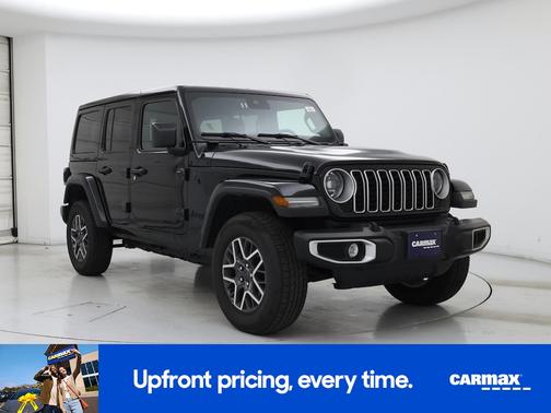 Black 2025 Jeep Wrangler Sahara