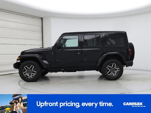 Black 2025 Jeep Wrangler Sahara