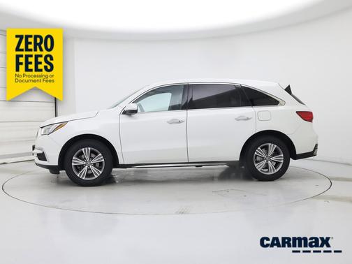 White 2020 Acura MDX SH-AWD
