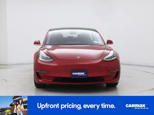 Red 2020 Tesla Model 3 Standard Range Plus