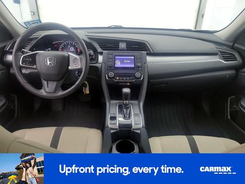 White 2018 Honda Civic LX