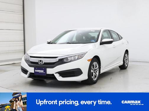 White 2018 Honda Civic LX