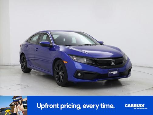 Blue 2019 Honda Civic Sport
