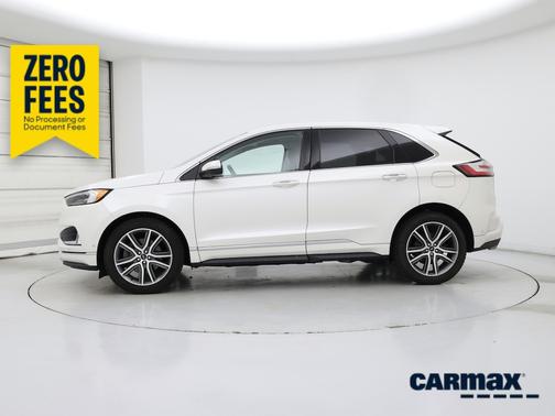 White 2019 Ford Edge Titanium