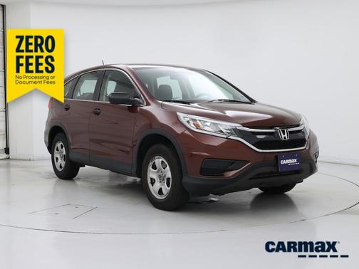 Burgundy 2015 Honda CR-V LX