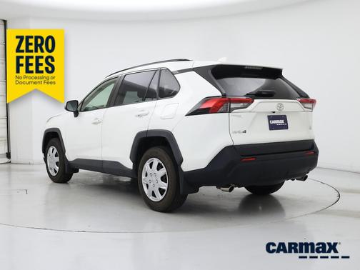 White 2019 Toyota RAV4 LE