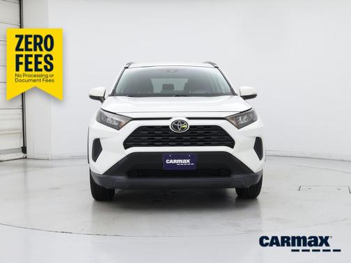 White 2019 Toyota RAV4 LE