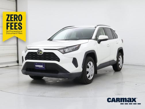 White 2019 Toyota RAV4 LE