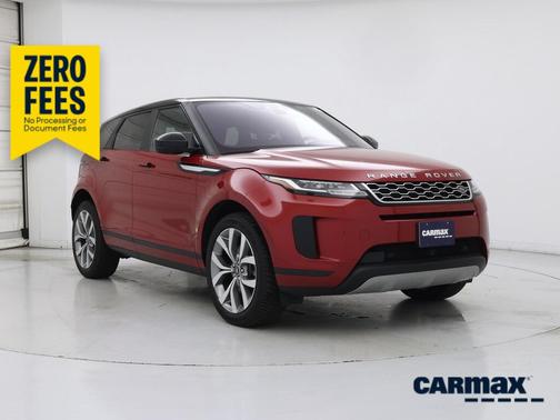 Red 2020 Land Rover Range Rover Evoque S