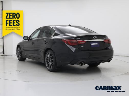 Black 2019 INFINITI Q50 Red Sport 400