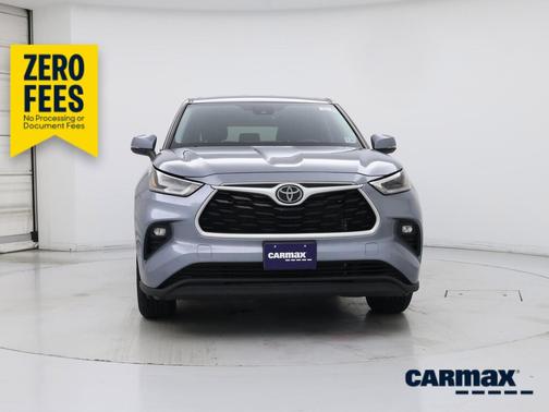 Blue 2021 Toyota Highlander LE