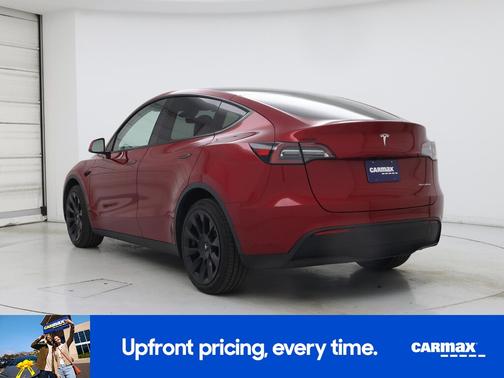 Red 2024 Tesla Model Y Long Range