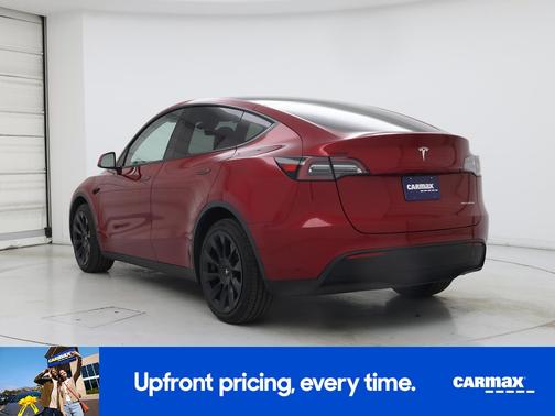 Red 2024 Tesla Model Y Long Range