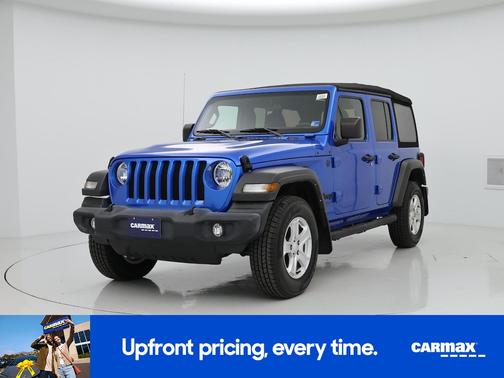 Blue 2022 Jeep Wrangler Unlimited Sport S