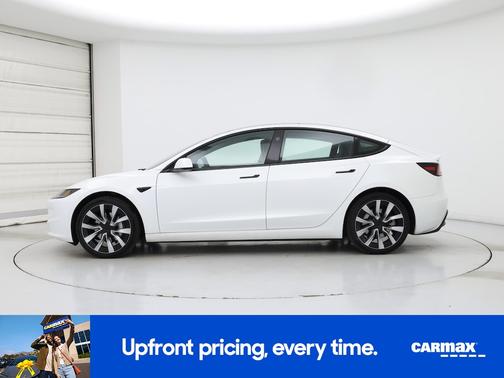 White 2025 Tesla Model 3 Long Range