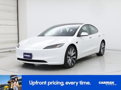 White 2025 Tesla Model 3 Long Range