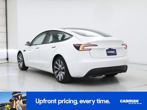 White 2025 Tesla Model 3 Long Range