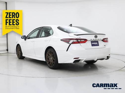 White 2023 Toyota Camry SE Night Shade