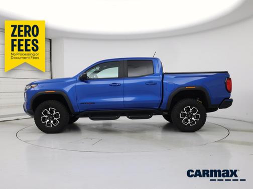 Blue 2024 GMC Canyon AT4X