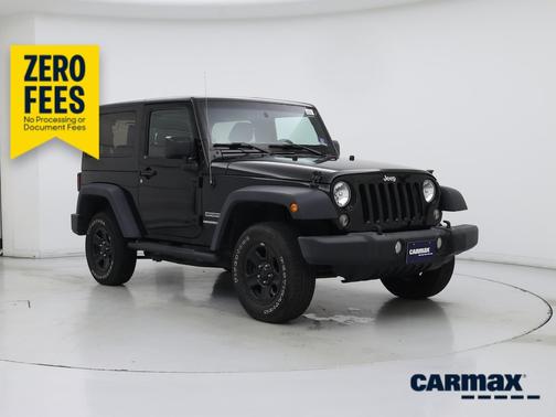 Black 2016 Jeep Wrangler Sport