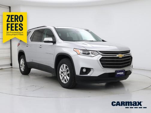 Silver 2021 Chevrolet Traverse LT Cloth