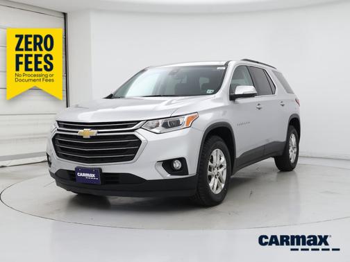 Silver 2021 Chevrolet Traverse LT Cloth