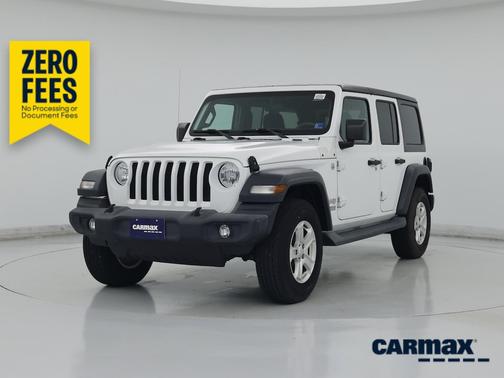 White 2018 Jeep Wrangler All-New Unlimited Sport S