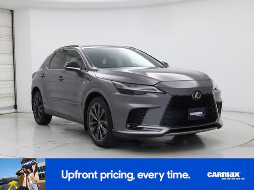 Gray 2023 Lexus RX 350 F-SPORT Handling