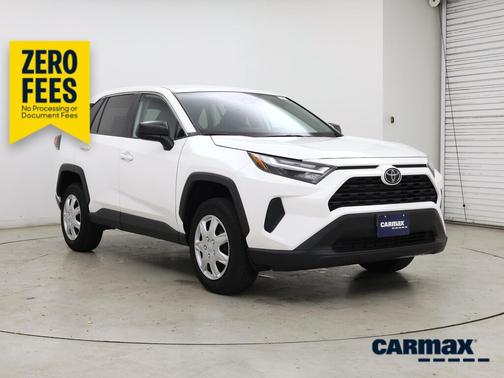 White 2023 Toyota RAV4 LE