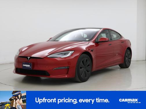Red 2022 Tesla Model S Plaid