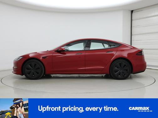 Red 2022 Tesla Model S Plaid