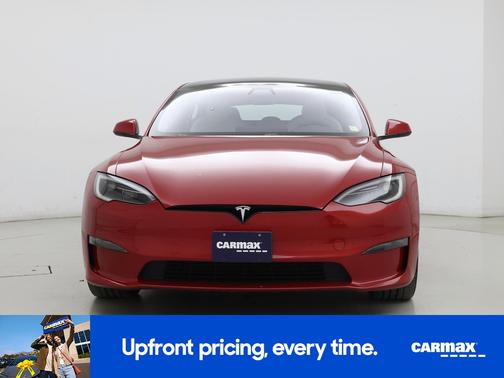 Red 2022 Tesla Model S Plaid