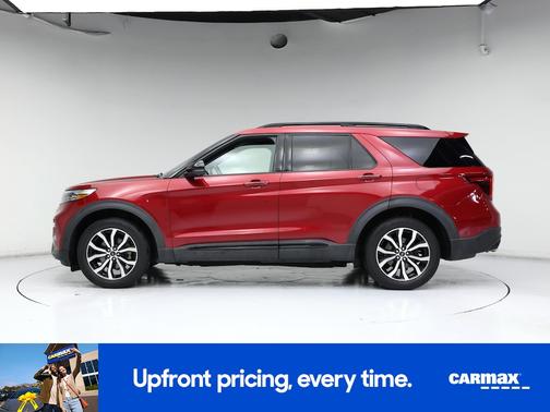 Red 2020 Ford Explorer ST