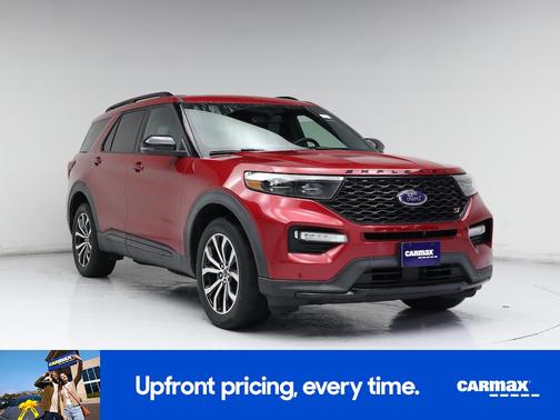 Red 2020 Ford Explorer ST